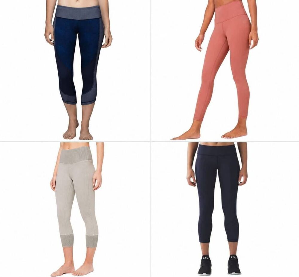 LULULEMON ATHLETICA Bundle Of 4 Pairs Of Leggings Size 4